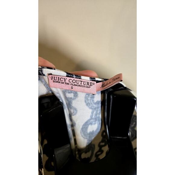 JUICY COUTURE -Black & White Chain Link Dress Size Small - Picture 3 of 6